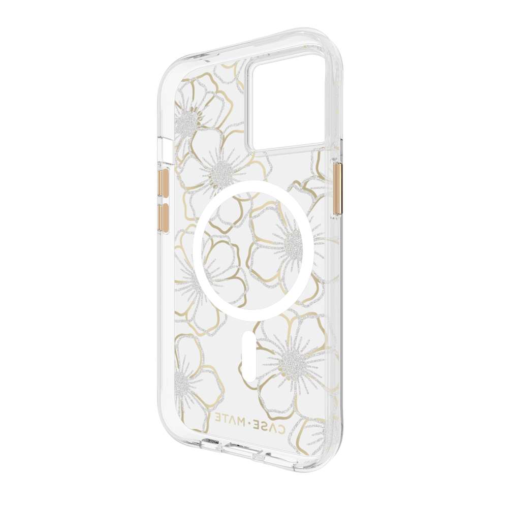 Case-Mate Floral Gems MagSafe Case for Apple iPhone 15 / iPhone 14 / iPhone 13 by Case-Mate