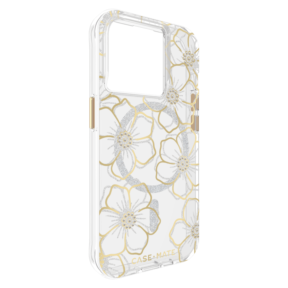 Case-Mate Floral Gems MagSafe Case for Apple iPhone 15 Pro by Case-Mate