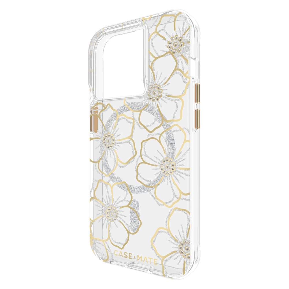 Case-Mate Floral Gems MagSafe Case for Apple iPhone 15 Pro by Case-Mate