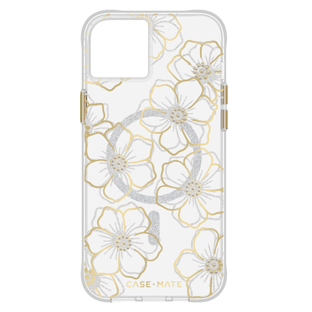 Case-Mate Floral Gems MagSafe Case for Apple iPhone 15 Plus by Case-Mate