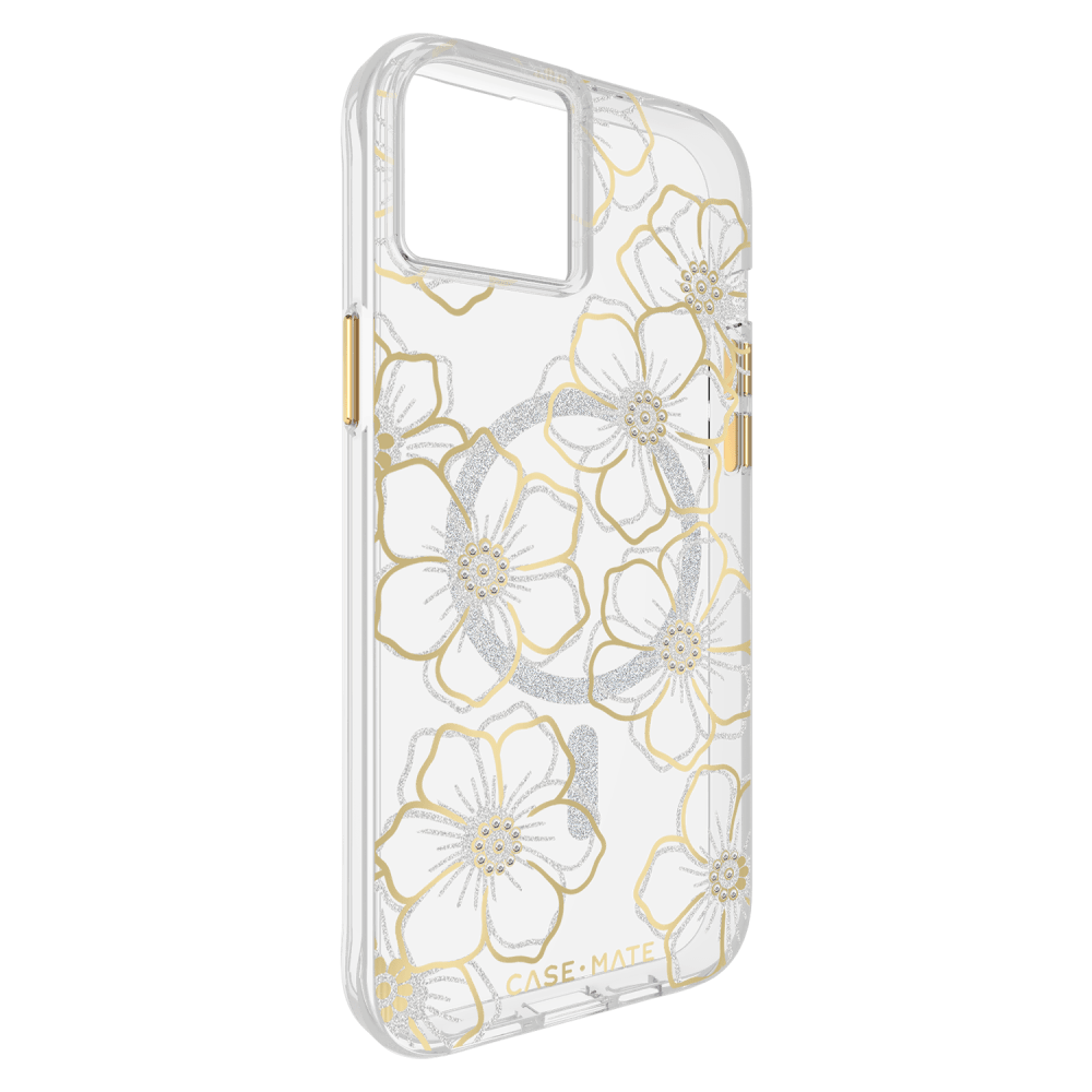 Case-Mate Floral Gems MagSafe Case for Apple iPhone 15 Plus by Case-Mate