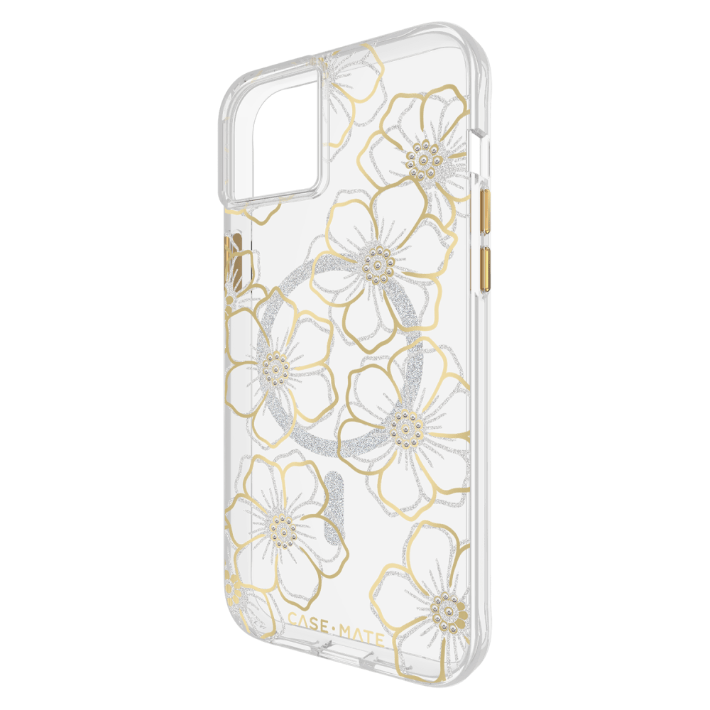 Case-Mate Floral Gems MagSafe Case for Apple iPhone 15 Plus by Case-Mate