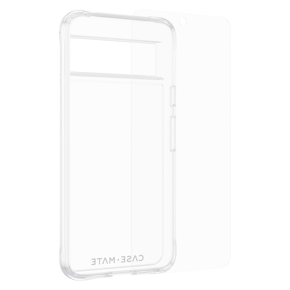 Case-Mate Protection Pack Tough Case and Glass Screen Protector for Google Pixel 8 by Case-Mate