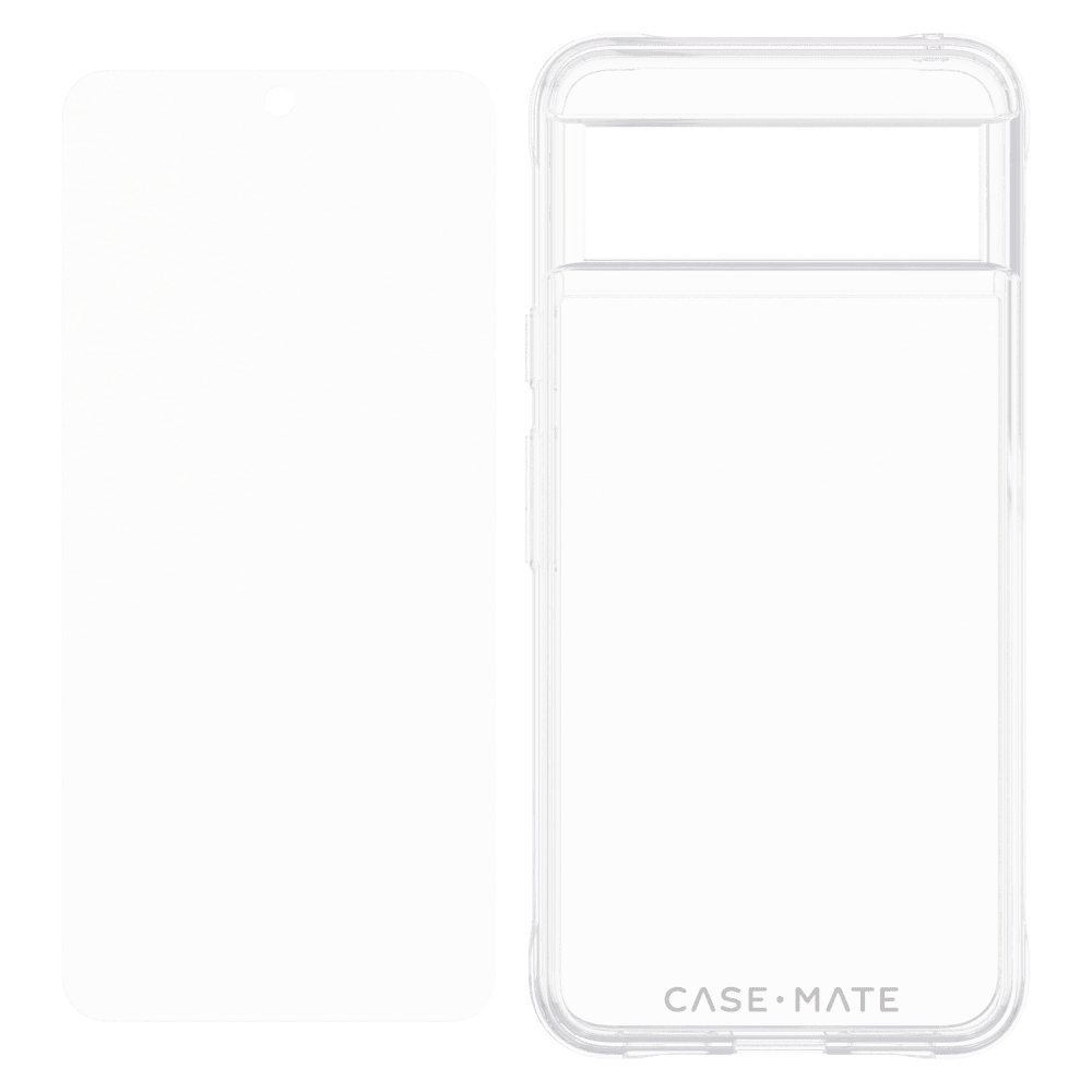 Case-Mate Protection Pack Tough Case and Glass Screen Protector for Google Pixel 8 by Case-Mate