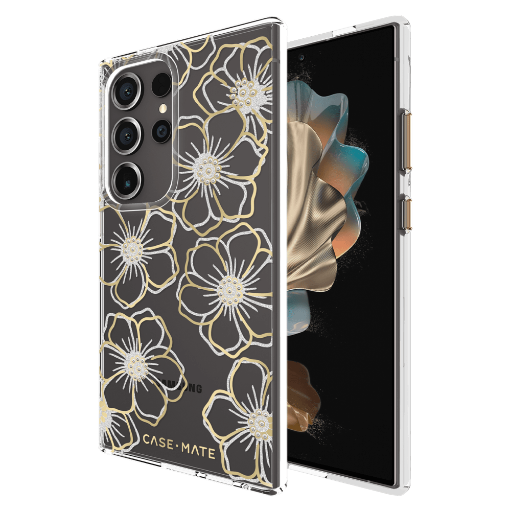 Case-Mate Floral Gems Case for Samsung Galaxy S24 Ultra by Case-Mate