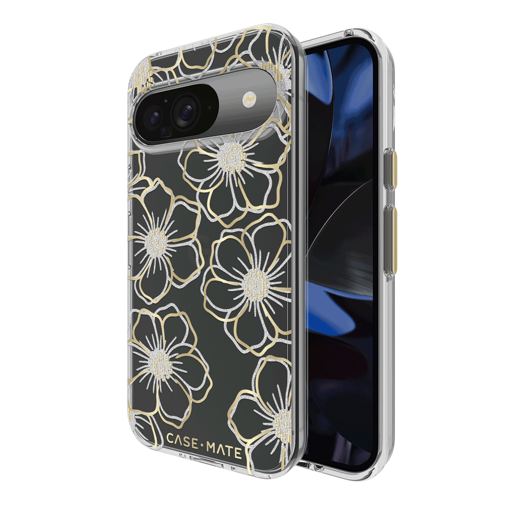 Case-Mate Floral Gems Case for Google Pixel 9 / Pixel 9 Pro by Case-Mate