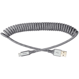 Ventev Chargesync Helix Coiled USB A to USB C Cable by Ventev