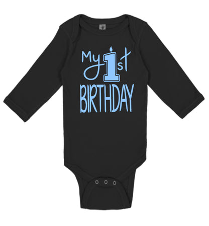 My 1st Birthday Onesies & Bodysuits Long-Sleeve