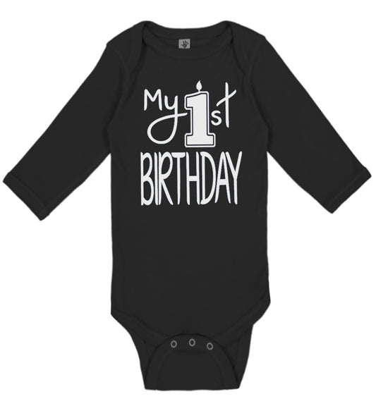 My 1st Birthday Onesies & Bodysuits Long-Sleeve