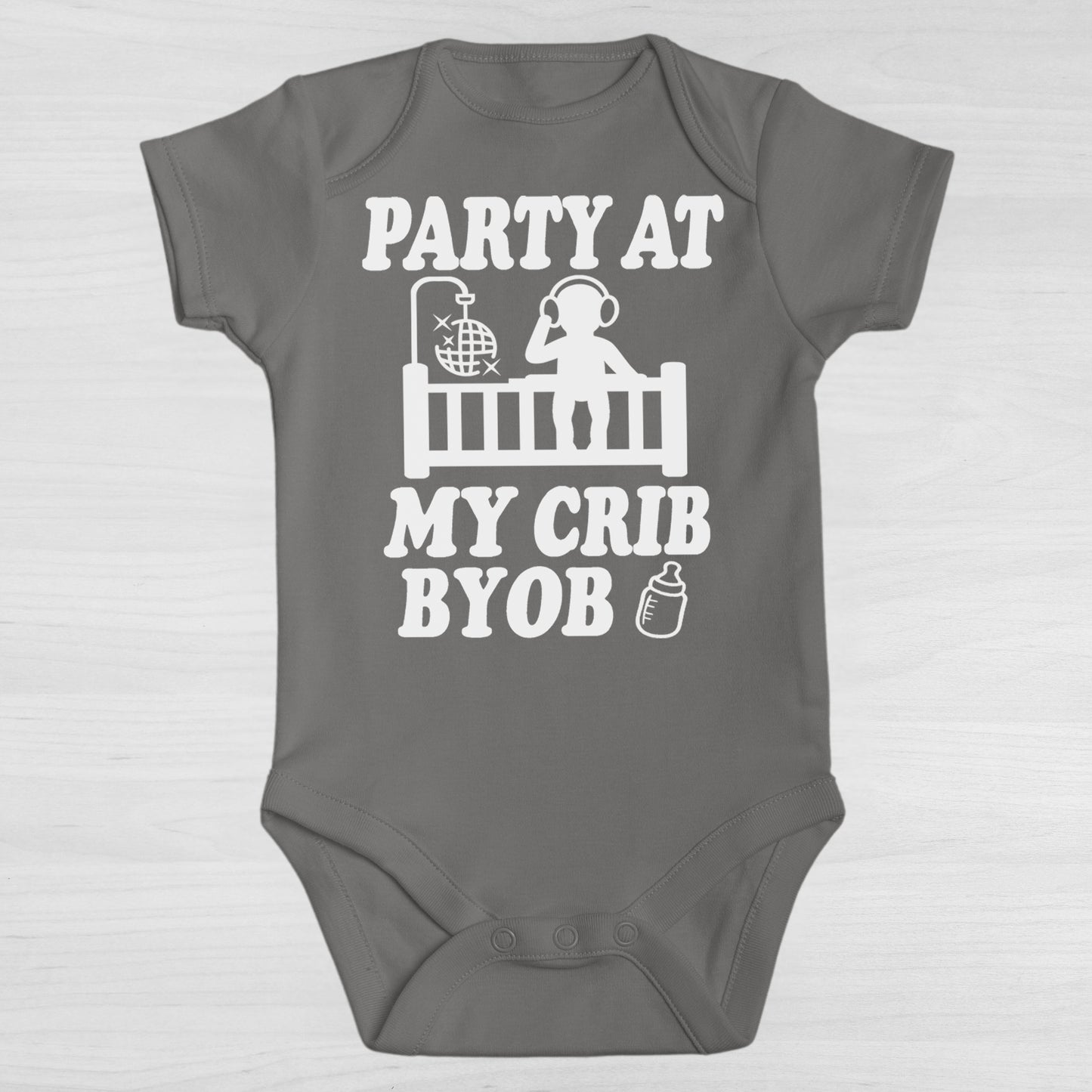 Party At My Crib Onesies & Bodysuits