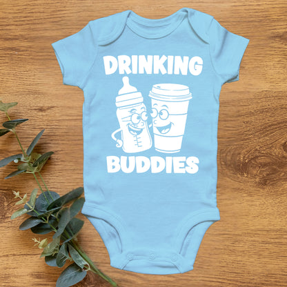 New Drinking Buddies Coffee Onesies & Bodysuits