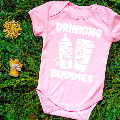 New Drinking Buddies Coffee Onesies & Bodysuits