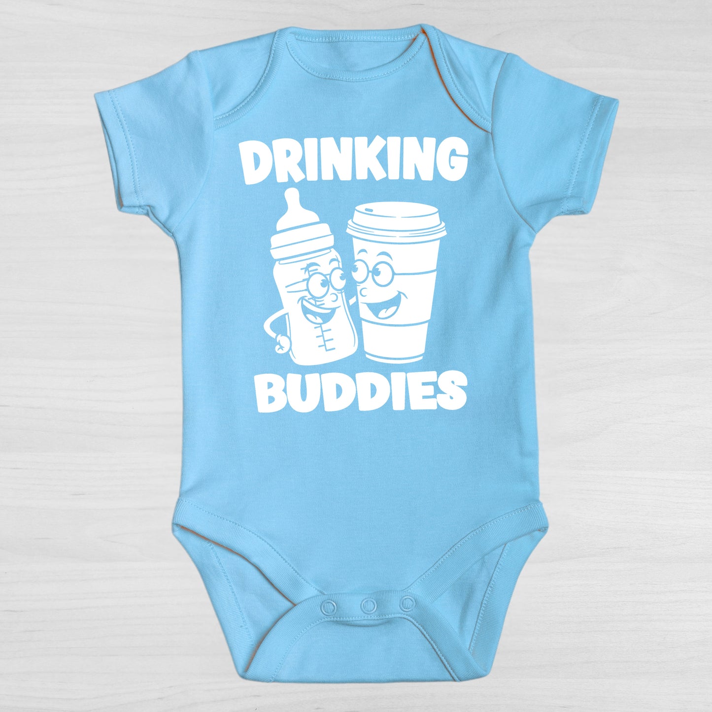New Drinking Buddies Coffee Onesies & Bodysuits