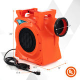 2200W 3 HP Commercial Air Blower for Giant Outdoor Inflatable Bounce House