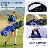 Women's Complete Golf Club Set Right Hand with Rain Hood-Purple