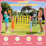 4-in-a-Row Connect Game with Basketball Hoop and Toss Ring-Pink