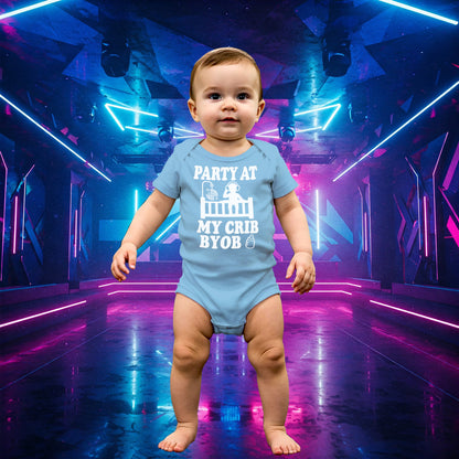 Party At My Crib Onesies & Bodysuits