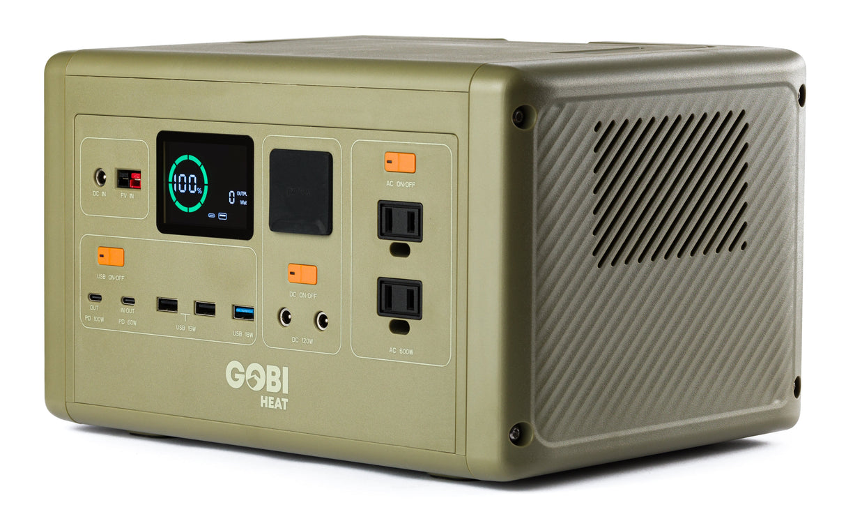 CORE 614W Portable Power Station by Gobi Heat