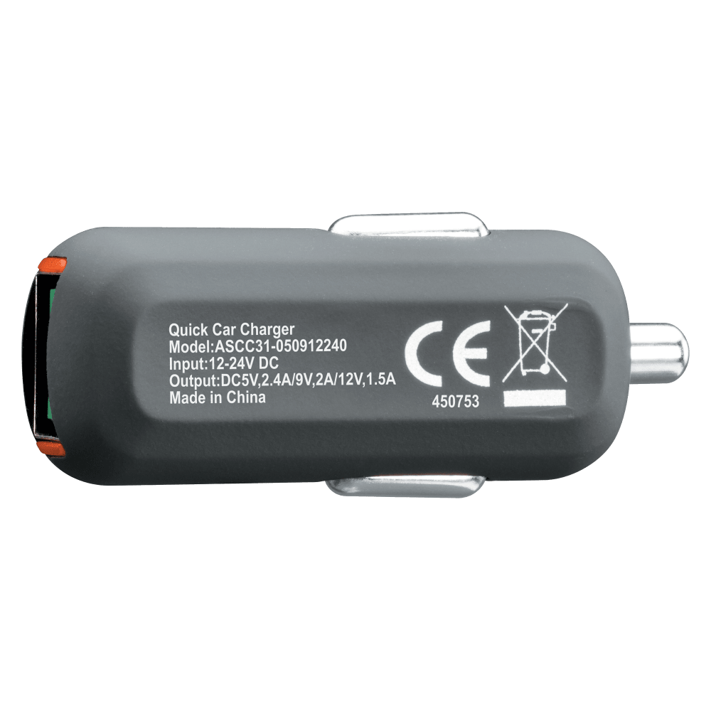 Ventev QC3.0 24W dashport rq1300 mini USB A Car Charger by Ventev