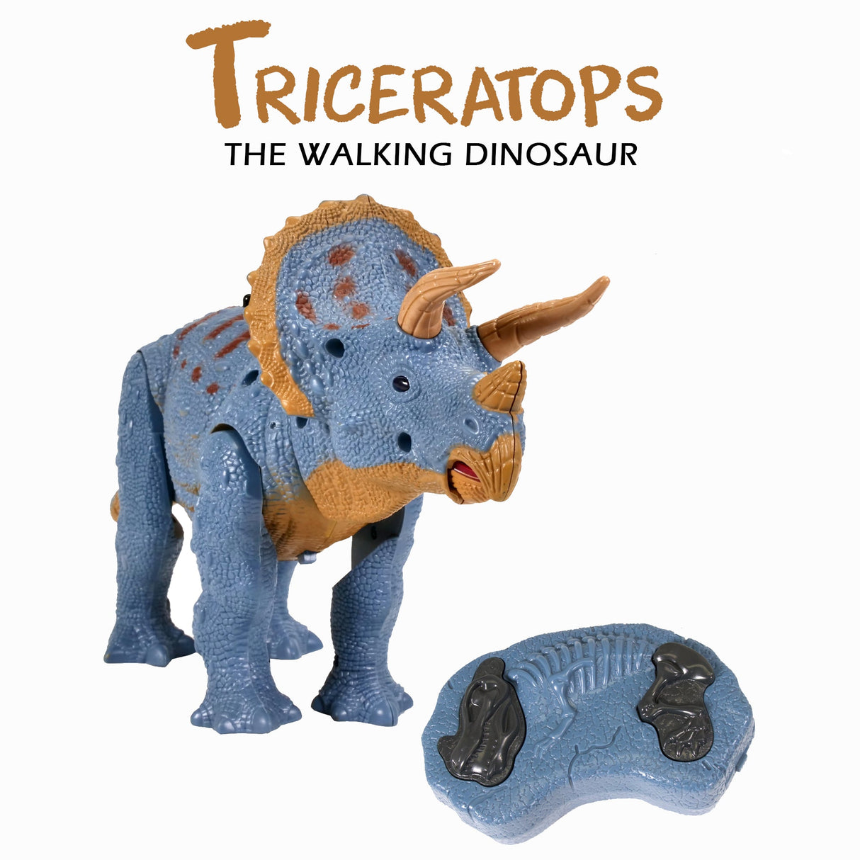 Contixo DR2 Remote Control RC Walking Triceratops Dinosaur Toy by Contixo