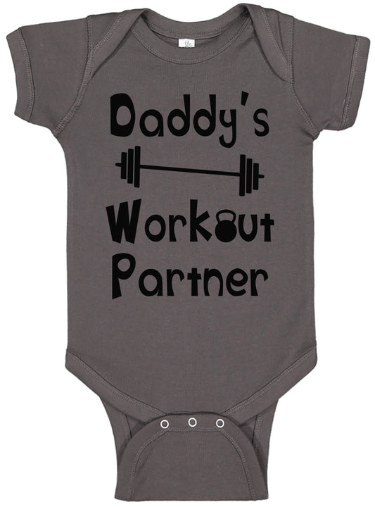 Daddy's Workout Partner Onesies & Bodysuits