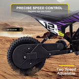 MotoTec 36v 300w (HP122E) Electric Dirt Bike Purple