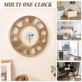 16 / 20 Inch Silent Wall Clock with Classic Frame and Classic Roman Number-20 Inch