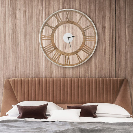 16 / 20 Inch Silent Wall Clock with Classic Frame and Classic Roman Number-16 Inch