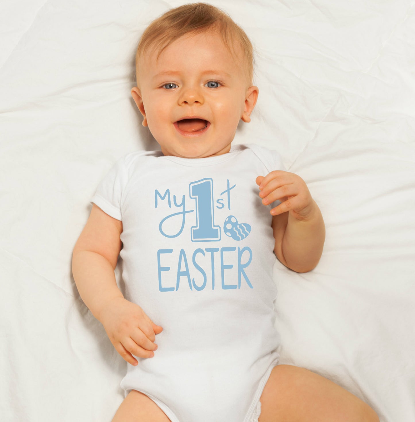 Handmade Baby My First Easter Onesies & Bodysuits
