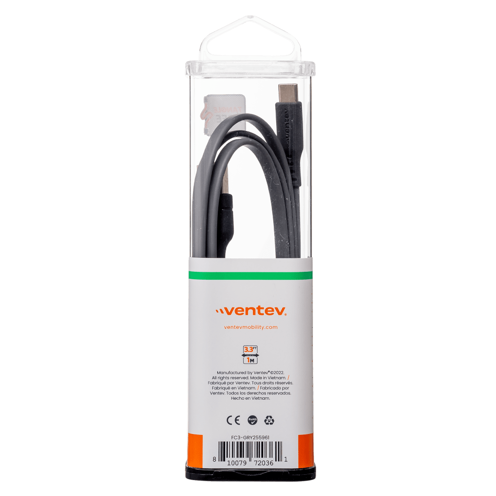 Ventev chargesync USB A to USB C Cable 3.3ft by Ventev