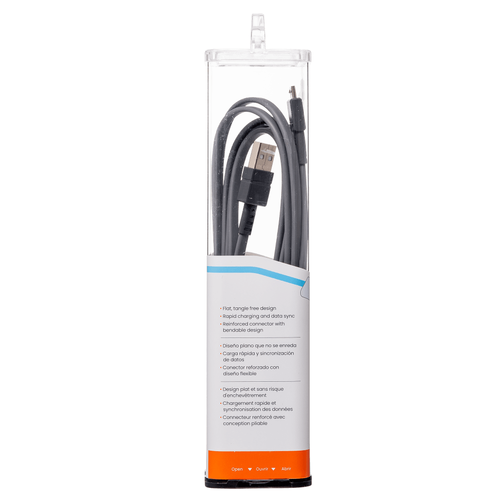 Ventev Chargesync Flat USB A to Micro Cable 6ft by Ventev