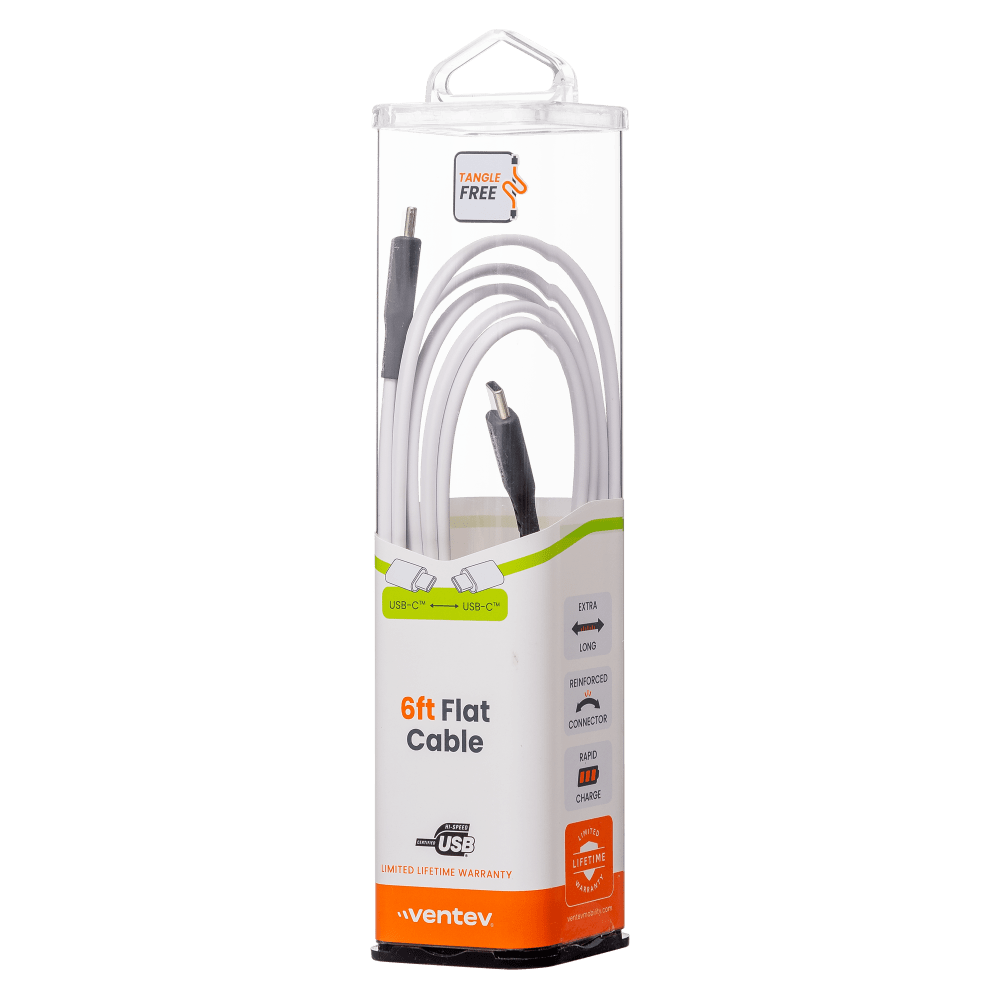 Ventev chargesync USB C to USB C Cable 6ft by Ventev