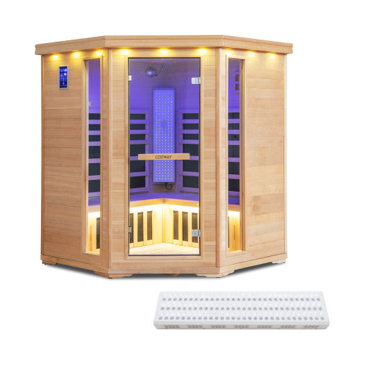 3-5 People Far Infrared Wooden Sauna Room for Home