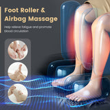 Relaxe Zero Gravity Shiatsu Massage Chair with Heating (SL-Track)-Black