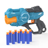 JoyBox Blazing Fun Foam Dart Blasters for Kids & Adults – Ultimate Outdoor Soft Bullet Toy Gun with Rotating Barrel for Epic Battles! by Contixo