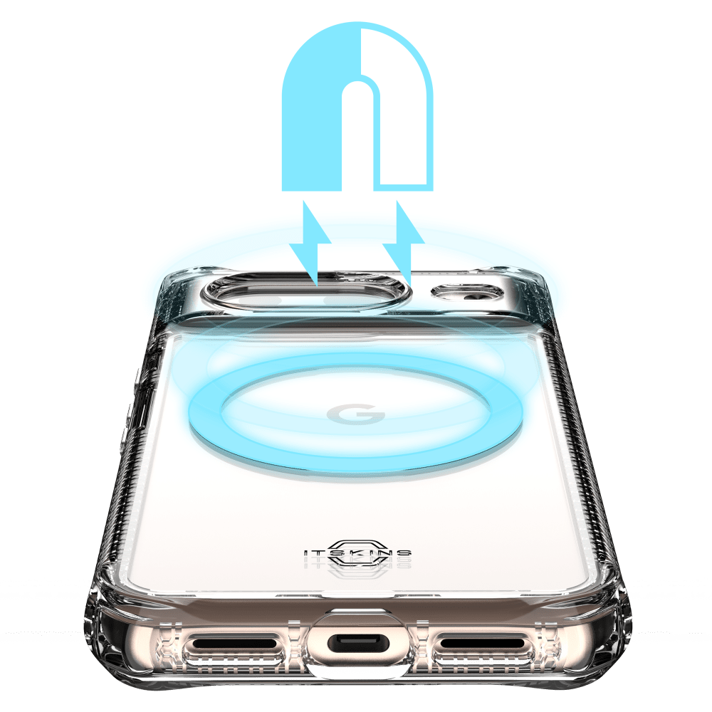 ITSkins Hybrid_R Clear MagSafe Case for Google Pixel 8 by ITSkins