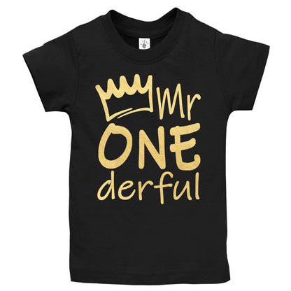 Mr Onederful 1st Birthday Shirts