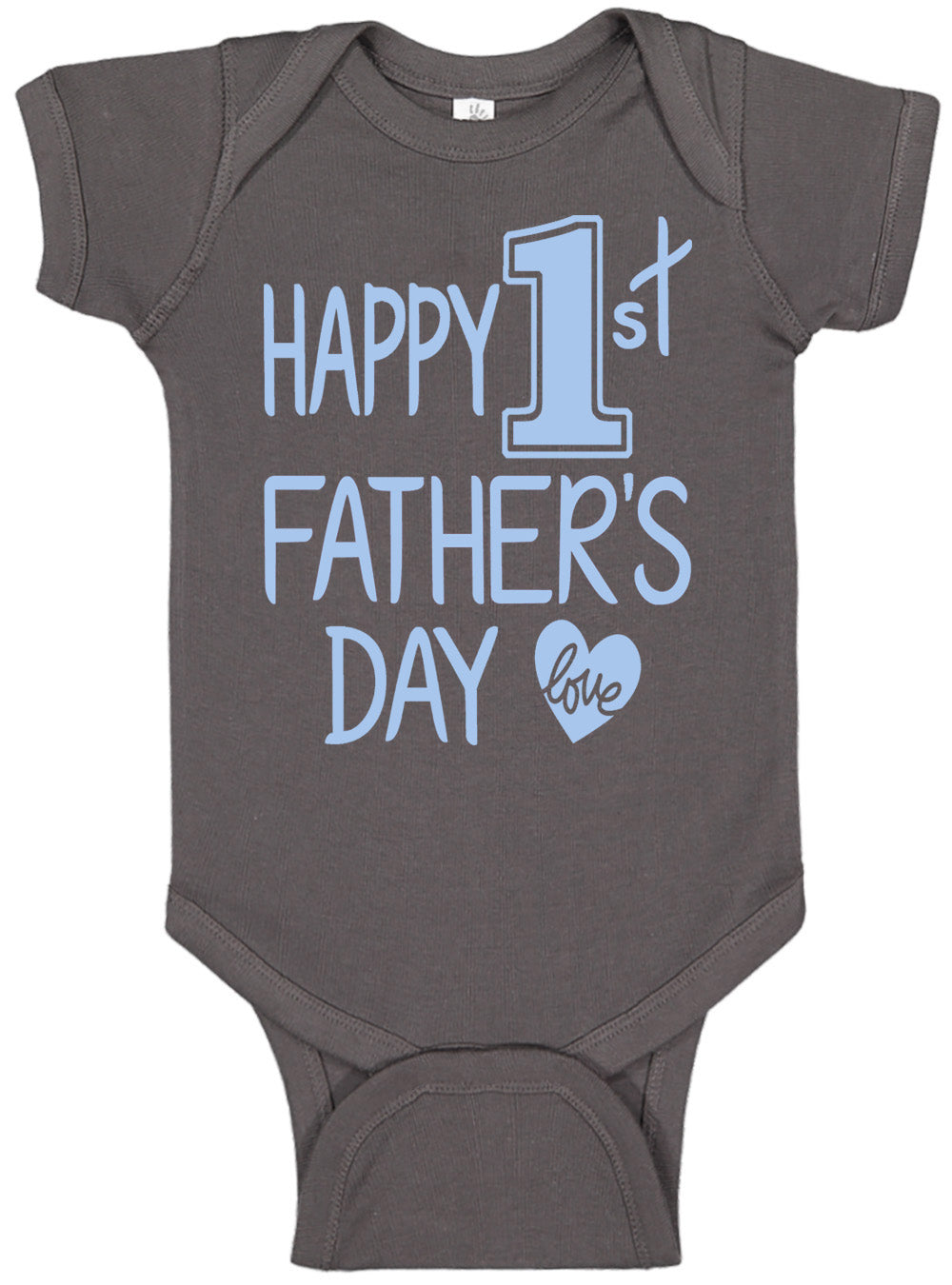 Happy 1st Father's Day Onesies & Bodysuits