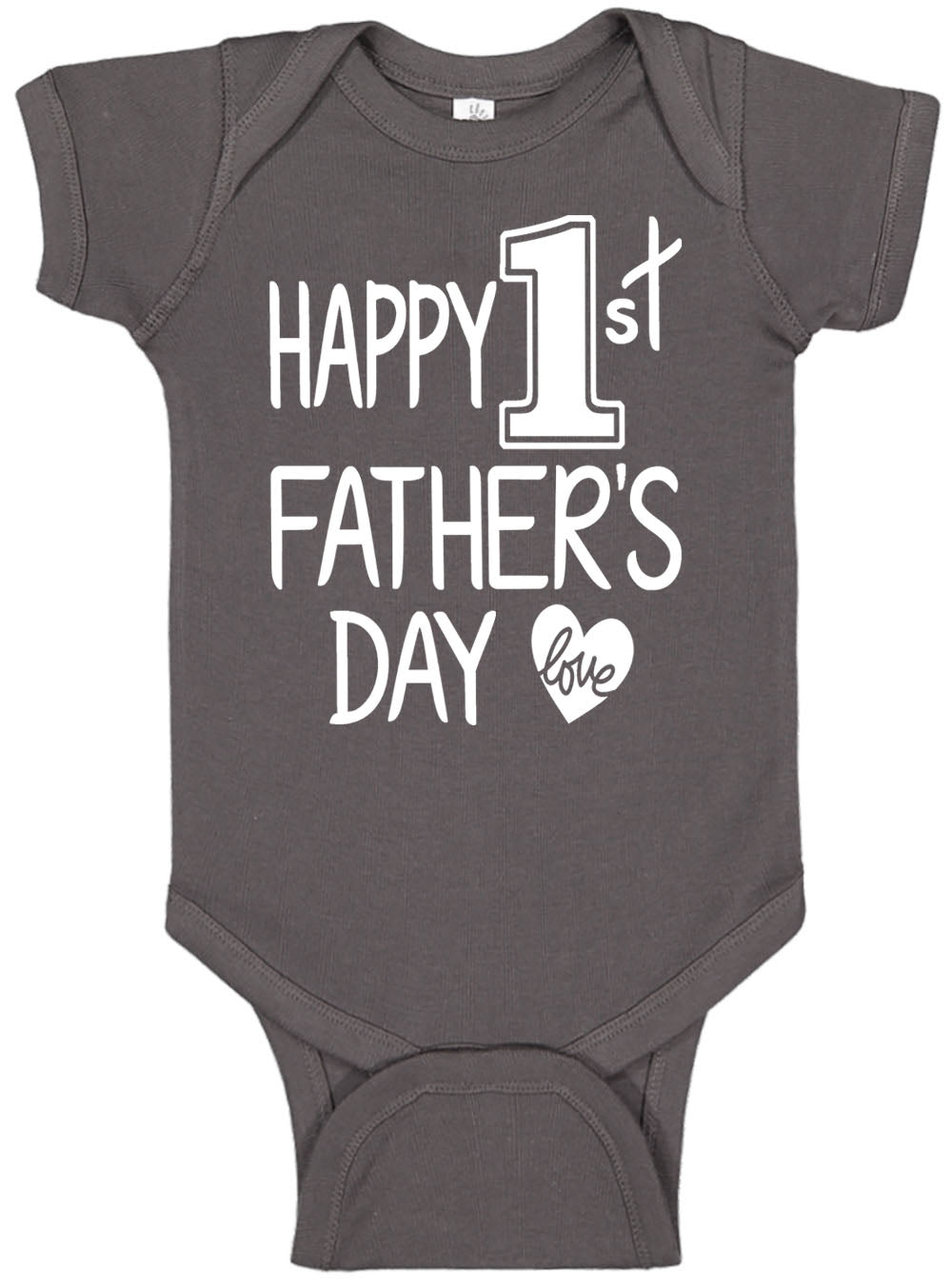 Happy 1st Father's Day Onesies & Bodysuits