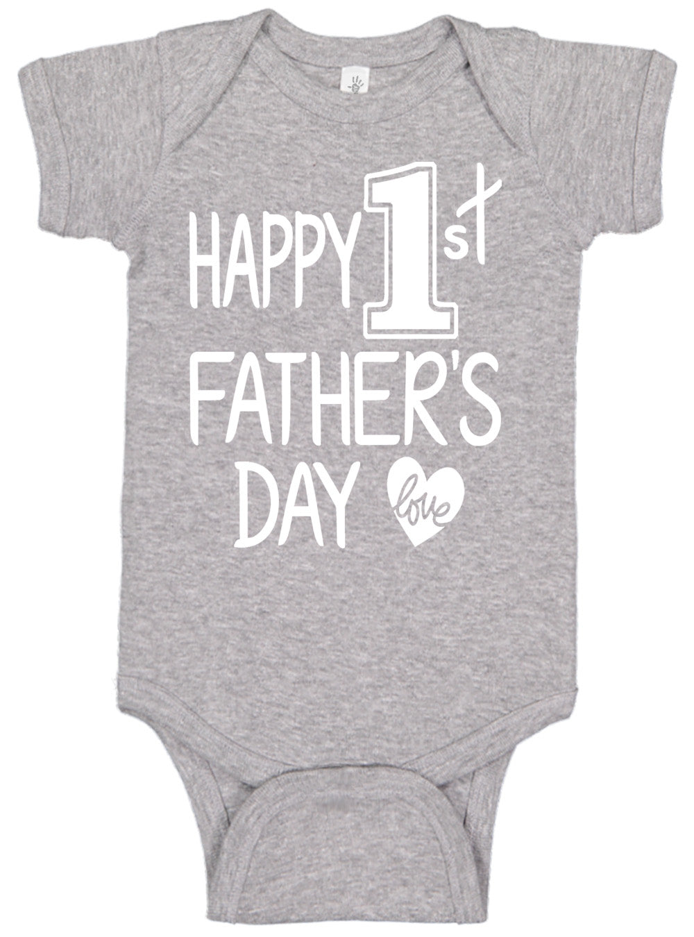 Happy 1st Father's Day Onesies & Bodysuits