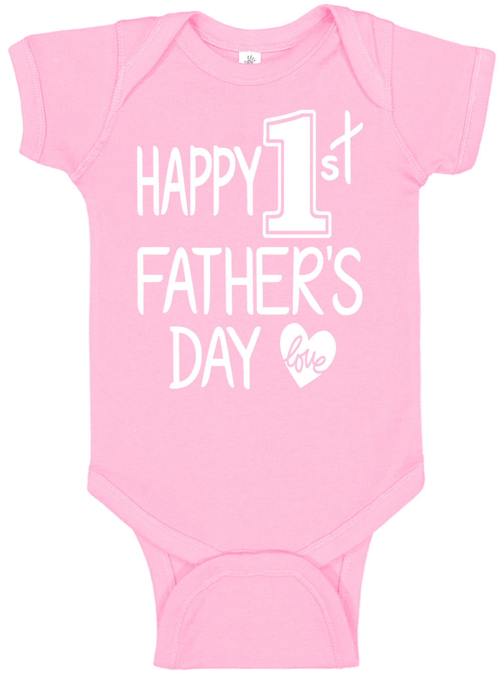 Happy 1st Father's Day Onesies & Bodysuits