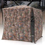 Hunting Blind 360 Degree One-Way See-Through Ground Blind for 2-3 Person