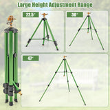Impact Sprinkler on Tripod Base Set of 2 with 360 Degree Rotation-L