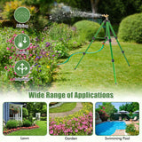 Impact Sprinkler on Tripod Base Set of 2 with 360 Degree Rotation-S