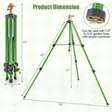 Impact Sprinkler on Tripod Base Set of 2 with 360 Degree Rotation-L