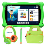 Contixo V10 7" Kids Tablet, Bluetooth Headphones, Tablet Bag, & Stylus Bundle by Contixo