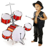 JoyBox Rock 'n' Roll Drum Set for Kids - 5-Piece Musical Fun Kit for Little Rockstars (Ages 3-7) by Contixo