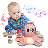 Contixo Baby Piano Toy - Octopus Musical Toy with 6 Keyboards, Ages 6-24 Months, Pink by Contixo