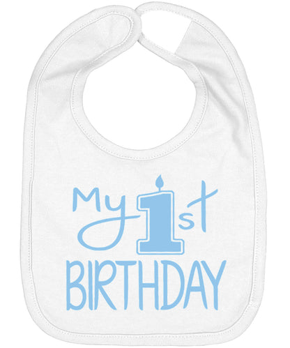 My First Birthday Smash Cake Bib
