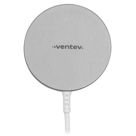 Ventev Ventev - 10ft Alloy 15W Wireless Magnetic Charger - Silver Silver by Ventev